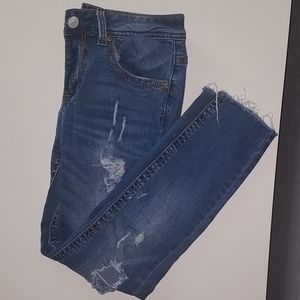Distressed Mid-Rise Blue Jeans *MAKE ME AN OFFER*